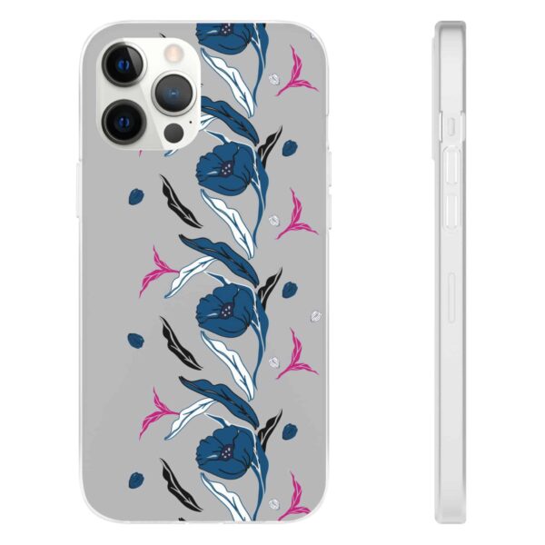 Rainbow Designs Blue Poppies On Flexi Cases Custom Phone Cases For iPhone and Samsung Series - Image 52