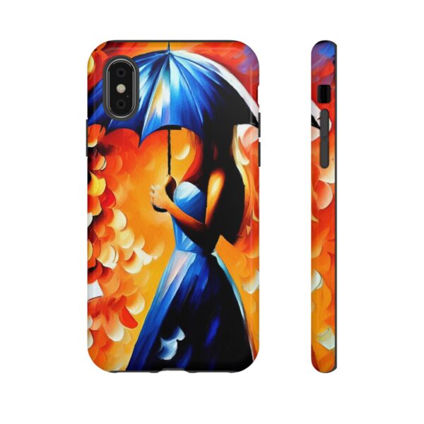 Rainbow Designs Woman With Umbrella On Tough Cases Custom Phone Case For iPhone and Samsung Series - Image 9