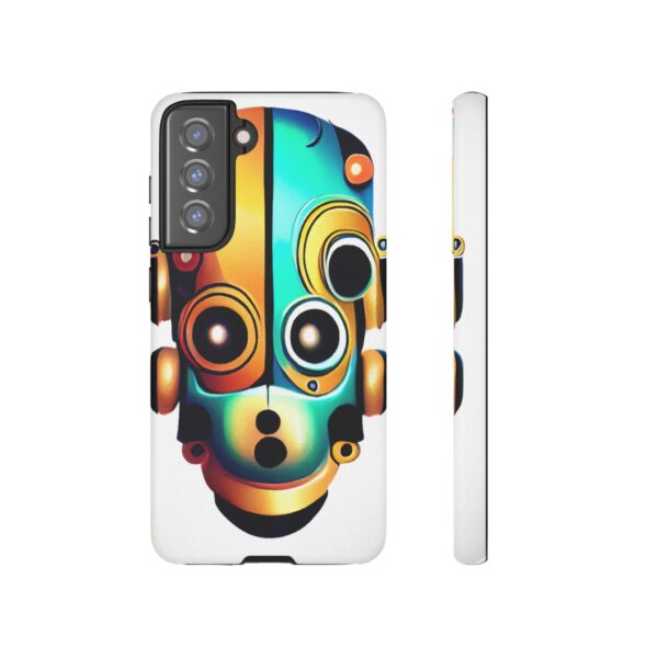 Rainbow Designs Robot On Tough Cases Custom Phone Cases For iPhone Google Pixel and Samsung Series - Image 81