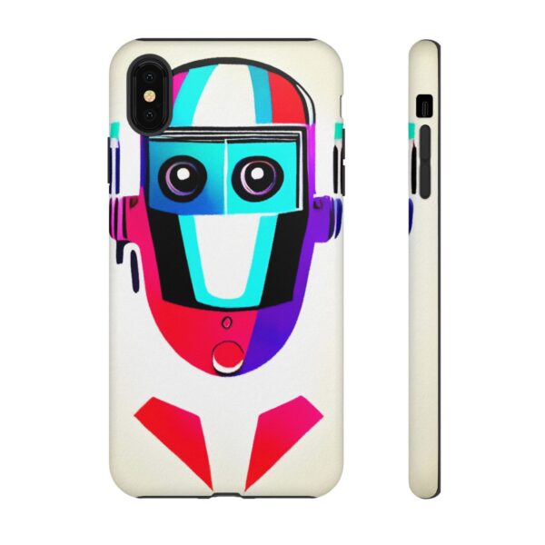 Rainbow Designs Robot On Tough Cases Custom Phone Cases For iPhone Google Pixel and Samsung Series - Image 12