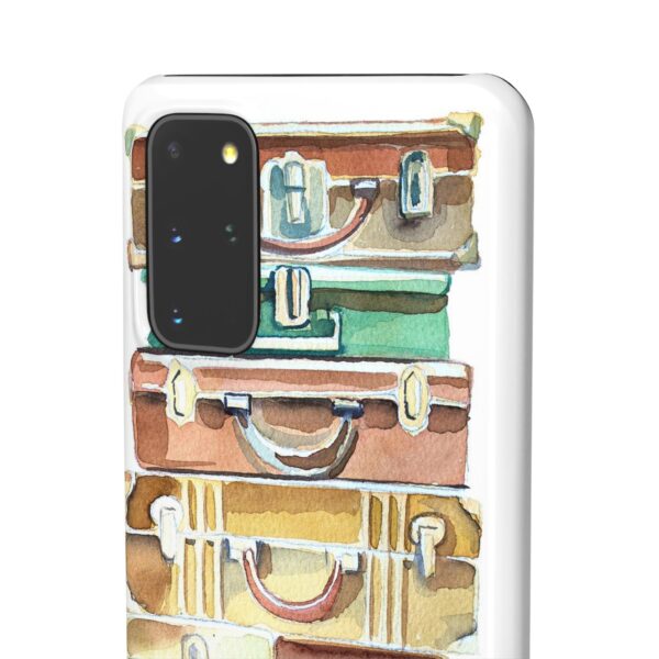 Suitcases stack Snap Cases Custom Phone Cases For Samsung Google Pixel and iPhone Lines - Image 66