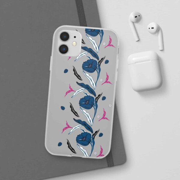 Rainbow Designs Blue Poppies On Flexi Cases Custom Phone Cases For iPhone and Samsung Series - Image 69