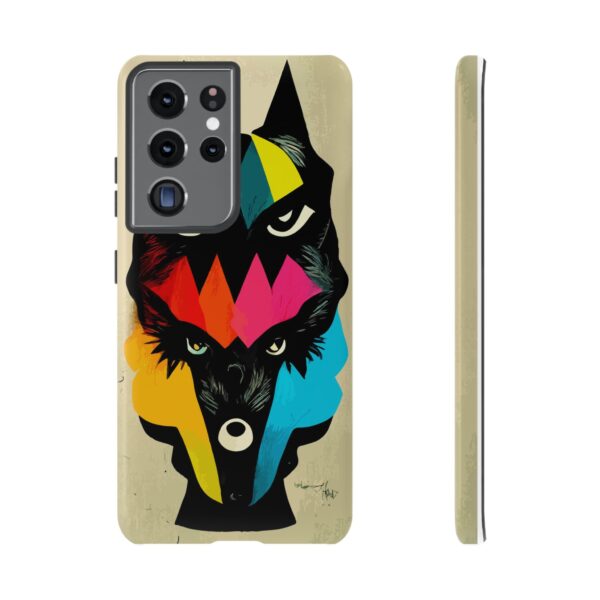 Rainbow Designs Wolf Head On Tough Cases Custom Phone Cases For iPhone Google Pixel and Samsung Series - Image 63