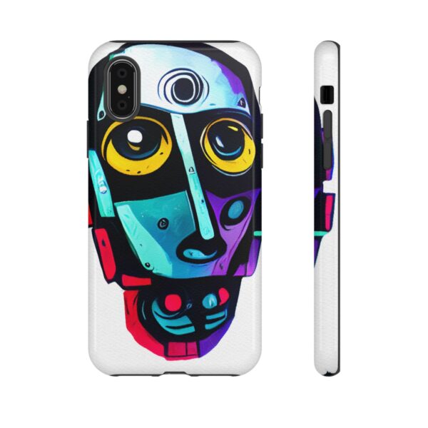 Rainbow Designs Robot On Tough Cases Custom Phone Cases For iPhone Google Pixel and Samsung Series - Image 5