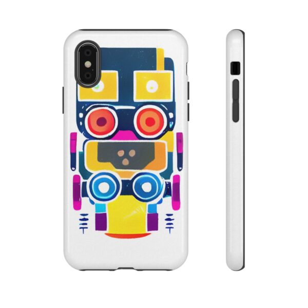 Rainbow Designs Robot On Tough Cases Custom Phone Cases For iPhone Google Pixel and Samsung Series - Image 5