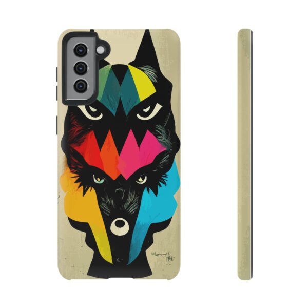 Rainbow Designs Wolf Head On Tough Cases Custom Phone Cases For iPhone Google Pixel and Samsung Series - Image 61