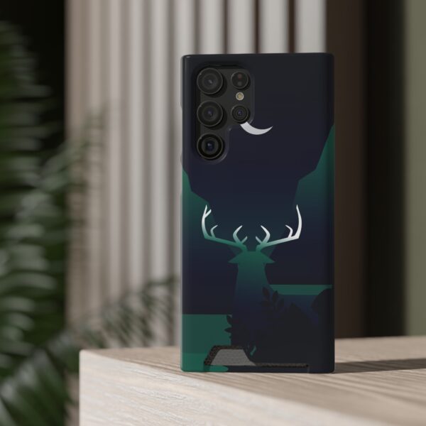 Rainbow Designs Deer On Phone Case With Card Holder Custom Phone Case For iPhone and Samsung - Image 20