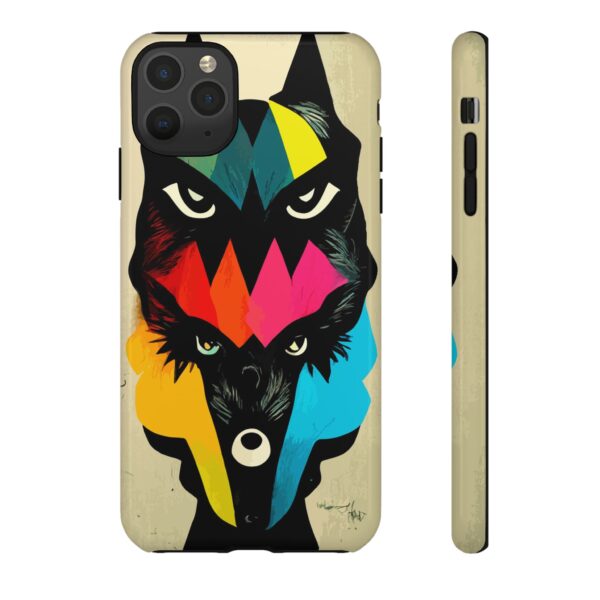 Rainbow Designs Wolf Head On Tough Cases Custom Phone Cases For iPhone Google Pixel and Samsung Series - Image 23