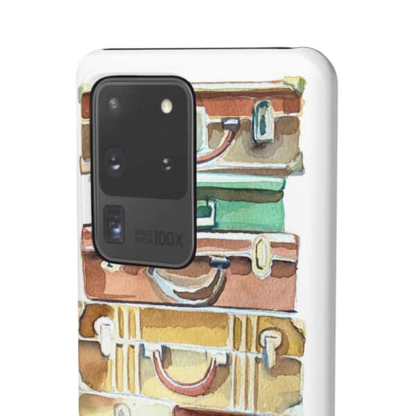 Suitcases stack Snap Cases Custom Phone Cases For Samsung Google Pixel and iPhone Lines - Image 64