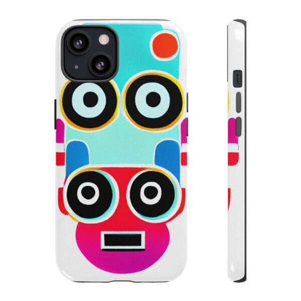 Rainbow Designs Robot On Tough Cases Custom Phone Cases For iPhone Google Pixel and Samsung Series - Image 39