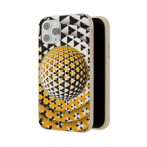 Yellow Gold Sphere Biodegradable Cases For iPhone and Samsung - Image 66