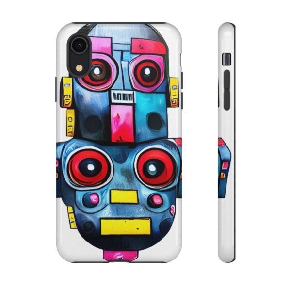 Rainbow Designs Robot On Tough Cases Custom Phone Cases For iPhone Google Pixel and Samsung Series - Image 7