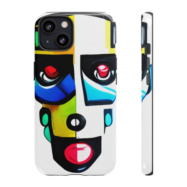 Rainbow Designs Robot On Tough Cases Custom Phone Cases For iPhone Google Pixel and Samsung Series - Image 39