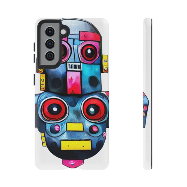 Rainbow Designs Robot On Tough Cases Custom Phone Cases For iPhone Google Pixel and Samsung Series - Image 57