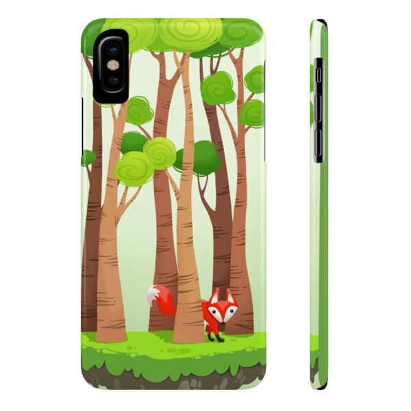 Rainbow Designs Red Fox On Slim Phone Cases Case-Mate Custom Phone Cases For iPhone and Samsung Series - Image 3