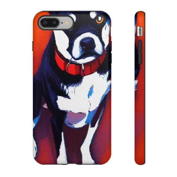 Rainbow Designs Dog Portrait On Tough Cases Custom Phone Cases For iPhone Google Pixel and Samsung Series. - Image 4