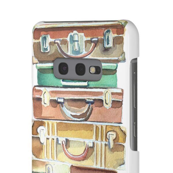 Suitcases stack Snap Cases Custom Phone Cases For Samsung Google Pixel and iPhone Lines - Image 34