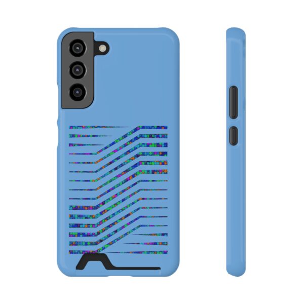 Rainbow Designs On Phone Case With Card Holder For iPhone and Samsung - Image 9