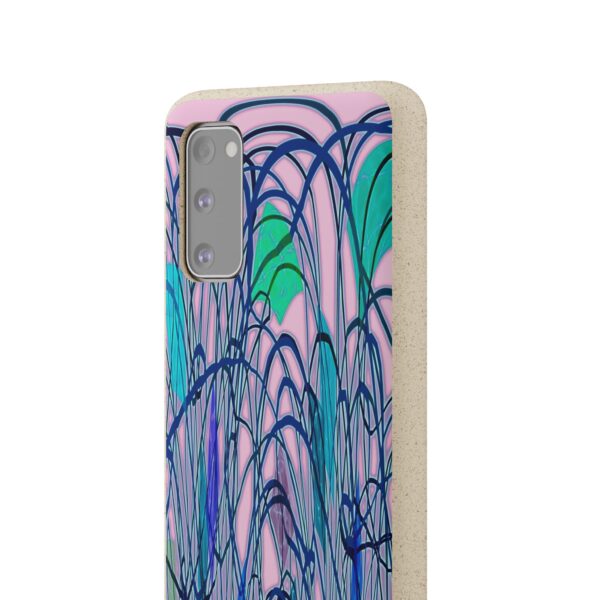 Curved Striped Pattern Biodegradable Cases For IPhone & Samsung  🌿 - Image 55