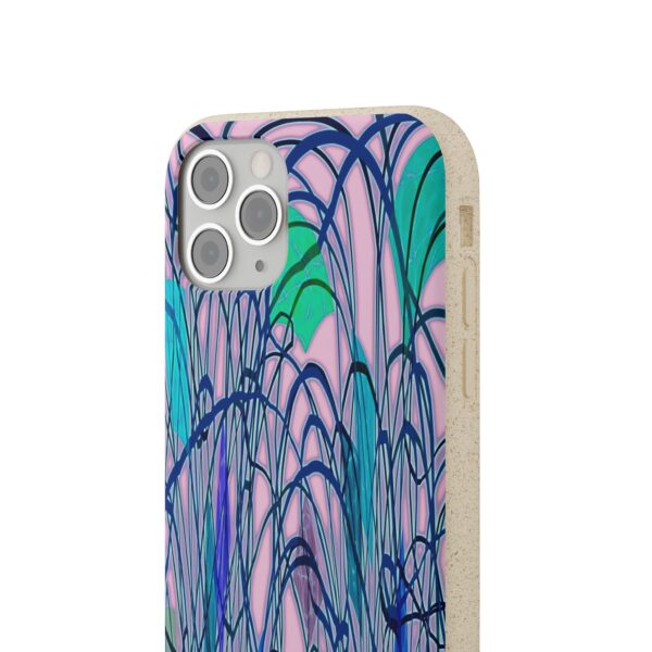 Curved Striped Pattern Biodegradable Cases For IPhone & Samsung  🌿 - Image 67