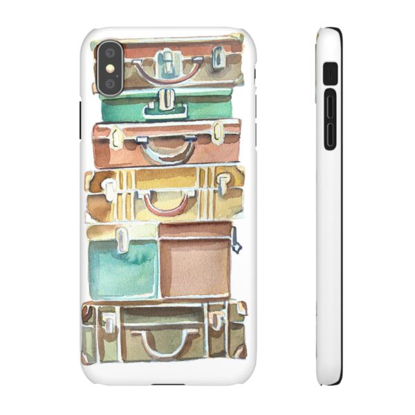 Suitcases stack Snap Cases Custom Phone Cases For Samsung Google Pixel and iPhone Lines - Image 31