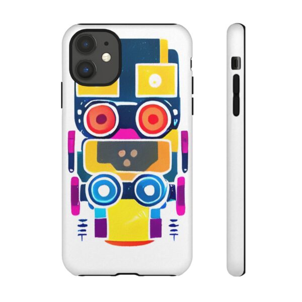 Rainbow Designs Robot On Tough Cases Custom Phone Cases For iPhone Google Pixel and Samsung Series - Image 20