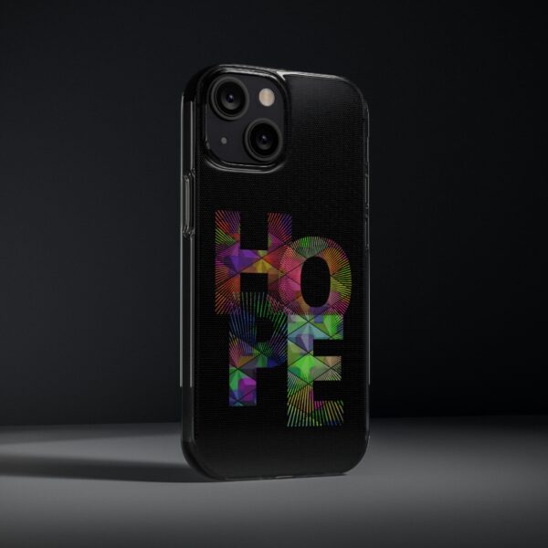 Rainbow Designs "HOPE" On Soft Phone Cases For iPhone - Image 8