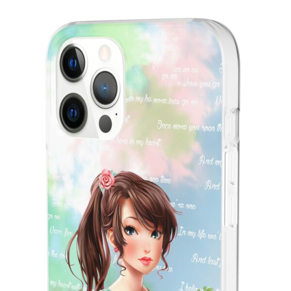 Girl With Flowers Flexi Cases for Samsung and iPhone - Image 76