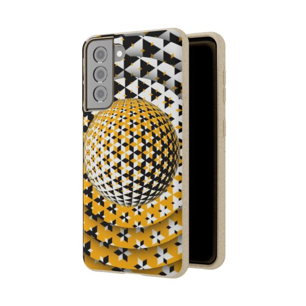 Yellow Gold Sphere Biodegradable Cases For iPhone and Samsung - Image 126