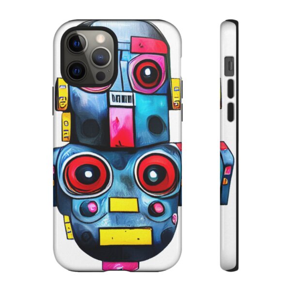 Rainbow Designs Robot On Tough Cases Custom Phone Cases For iPhone Google Pixel and Samsung Series - Image 35