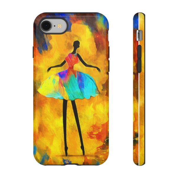 Rainbow Designs Ballerina On Tough Cases Custom Phone Cases For iPhone Google Pixel and Samsung Series