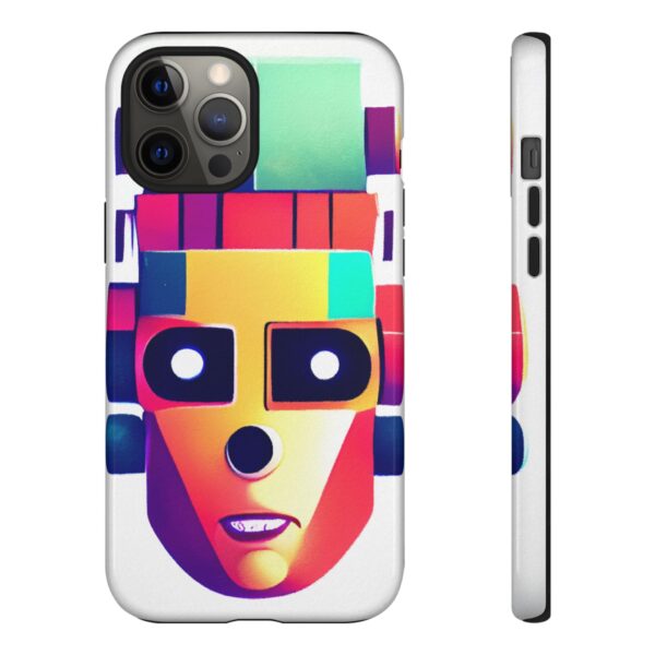 Rainbow Designs Robot On Tough Cases Custom Phone Cases For iPhone Google Pixel and Samsung Series - Image 37