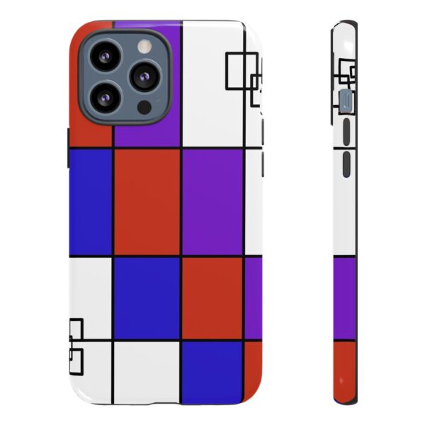 Rainbow Designs Mondrian Art On Tough Cases Custom Phone Cases For iPhone Google Pixel and Samsung Series - Image 51