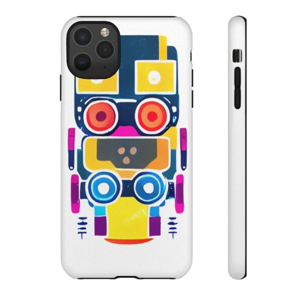 Rainbow Designs Robot On Tough Cases Custom Phone Cases For iPhone Google Pixel and Samsung Series - Image 24