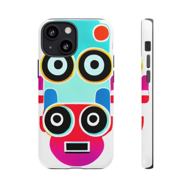 Rainbow Designs Robot On Tough Cases Custom Phone Cases For iPhone Google Pixel and Samsung Series - Image 45