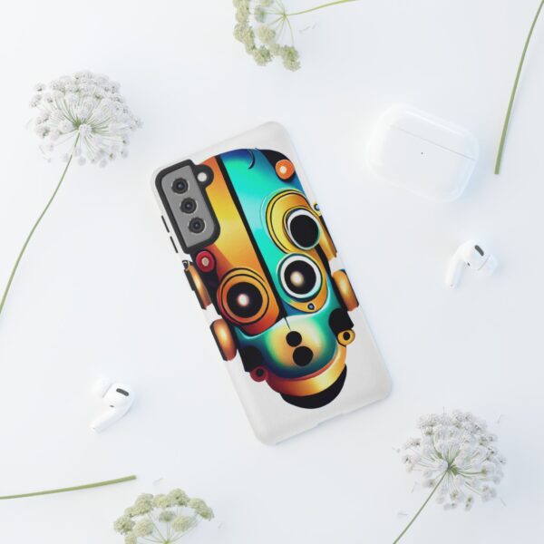 Rainbow Designs Robot On Tough Cases Custom Phone Cases For iPhone Google Pixel and Samsung Series - Image 62