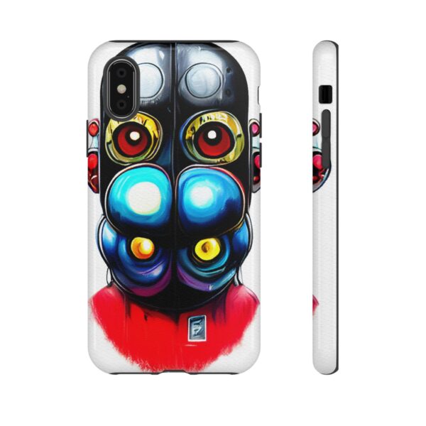 Rainbow Designs Robot On Tough Cases Custom Phone Cases For iPhone Google Pixel and Samsung Series - Image 5