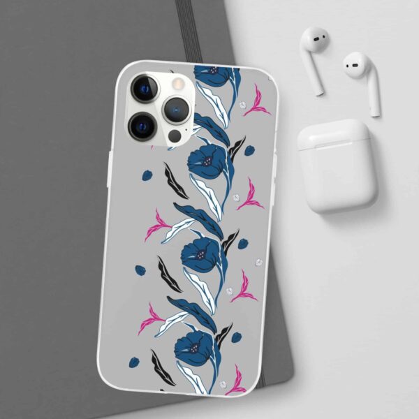 Rainbow Designs Blue Poppies On Flexi Cases Custom Phone Cases For iPhone and Samsung Series - Image 54