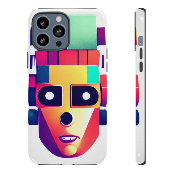 Rainbow Designs Robot On Tough Cases Custom Phone Cases For iPhone Google Pixel and Samsung Series - Image 51