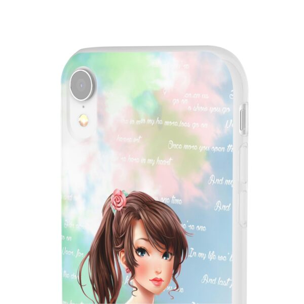 Girl With Flowers Flexi Cases for Samsung and iPhone - Image 104