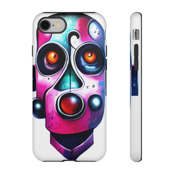 Rainbow Designs Robot On Tough Cases Custom Phone Cases For iPhone Google Pixel and Samsung Series - Image 2