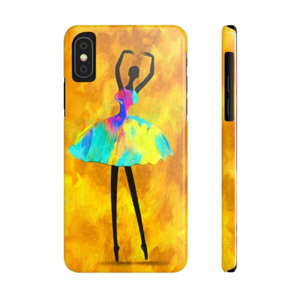 Rainbow Designs African Girl Ballerina On Slim Phone Cases Case-Mate Custom Phone Cases For iPhone and Samsung Series - Image 7