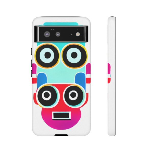 Rainbow Designs Robot On Tough Cases Custom Phone Cases For iPhone Google Pixel and Samsung Series - Image 73