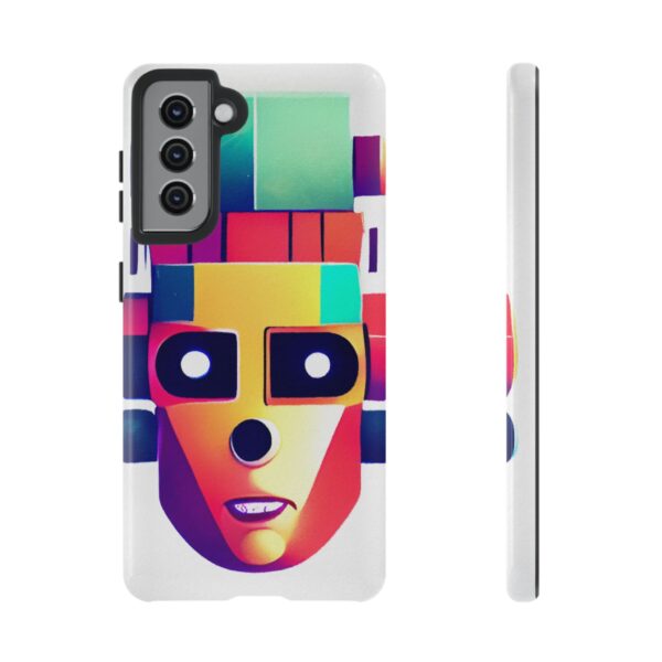 Rainbow Designs Robot On Tough Cases Custom Phone Cases For iPhone Google Pixel and Samsung Series - Image 55