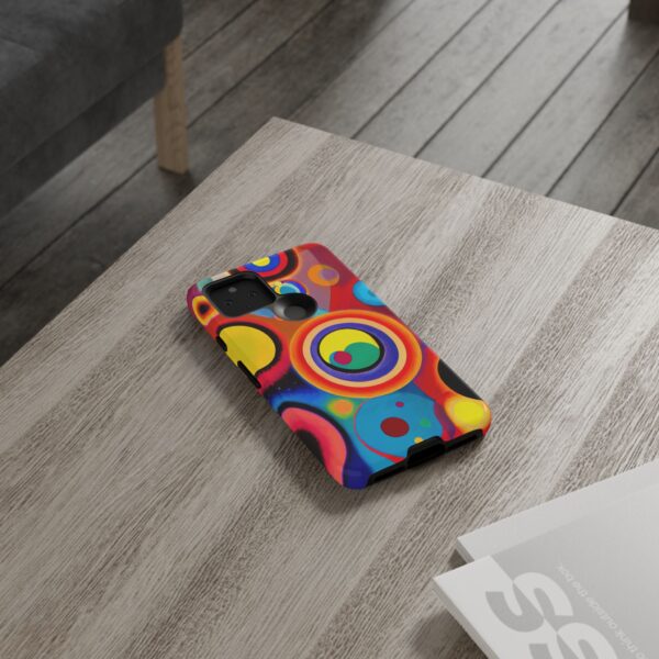 Rainbow Designs Circles in Circles On Tough Cases Custom Phone Cases For iPhone Google Pixel and Samsung Series - Image 68