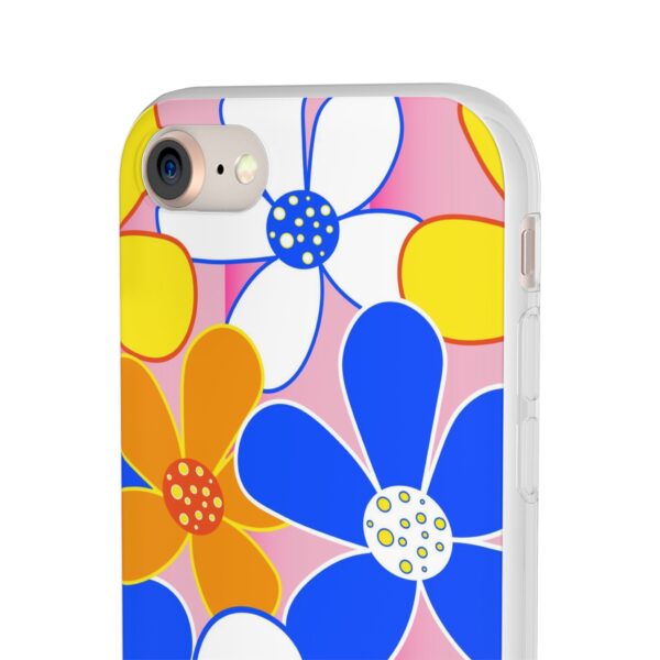 Cartoon Flowers Flexi Cases For iPhone and Samsung - Image 2