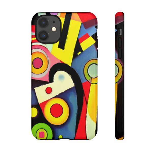 Rainbow Designs Cubism On Tough Cases Custom Phone Cases For iPhone 11