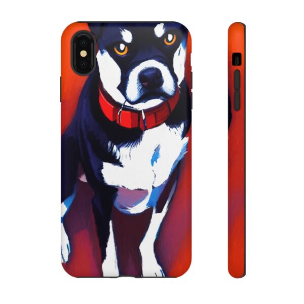 Rainbow Designs Dog Portrait On Tough Cases Custom Phone Cases For iPhone Google Pixel and Samsung Series. - Image 12