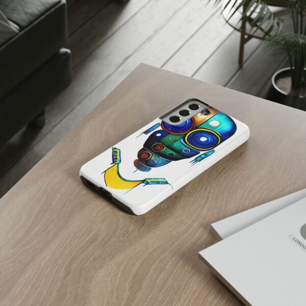 Rainbow Designs Robot On Tough Cases Custom Phone Cases For iPhone Google Pixel and Samsung Series - Image 66