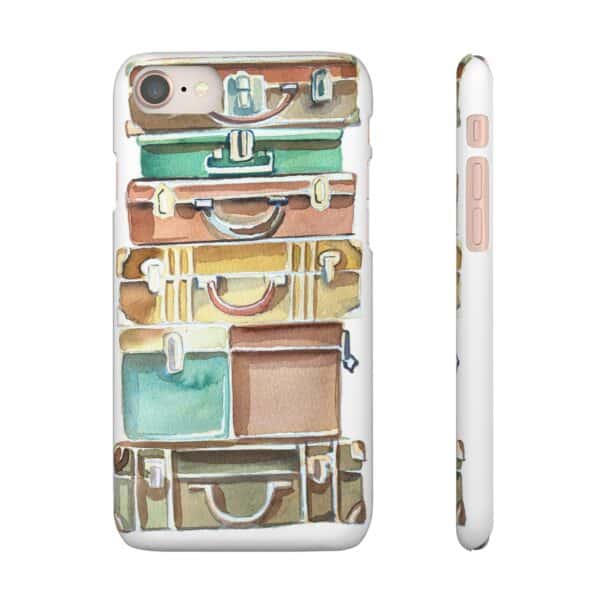 Suitcases stack Snap Cases Custom Phone Cases For Samsung Google Pixel and iPhone Lines - Image 3